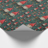 Gnomes Wrapping Paper Geschenkpapier (Ecke)