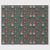 Gnomes Wrapping Paper Geschenkpapier (Flach)