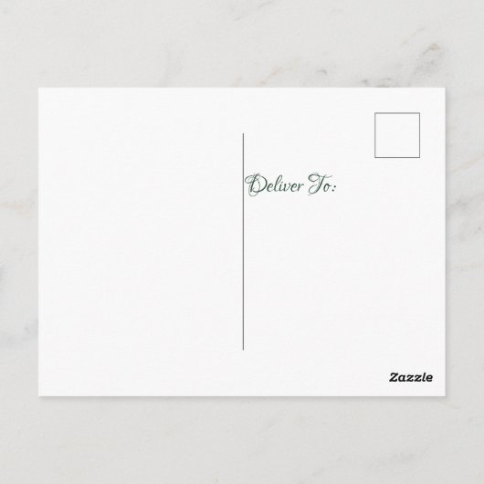 Gnomes wünscht dir ein Berry Weihnachten Postkarte (Rückseite)