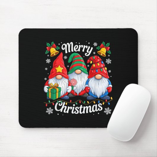 Gnomes Xmas Funny Frohe Weihnachtsgnomes Männer Fr Mousepad (Mit Mouse)
