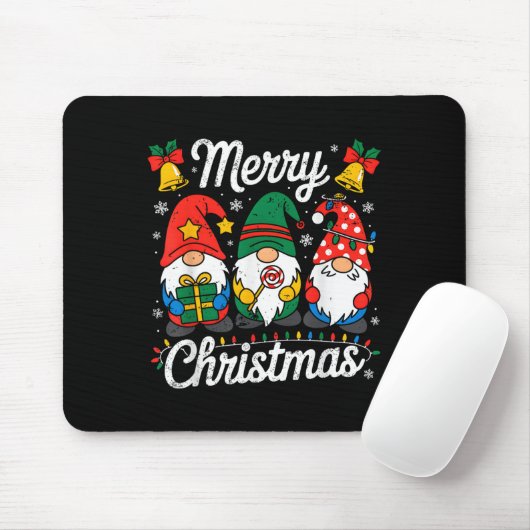 Gnomes Xmas Funny Frohe Weihnachtsgnomes Männer Fr Mousepad (Mit Mouse)