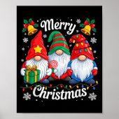 Gnomes Xmas Funny Frohe Weihnachtsgnomes Männer Fr Poster (Vorne)