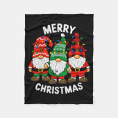 Gnomes Xmas Funny Merry Christmas Squad For Men Wo Fleecedecke (Vorderseite)