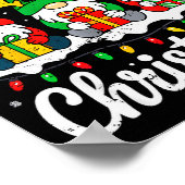 Gnomes Xmas Funny Merry Christmas Squad For Men Wo Poster (Ecke)