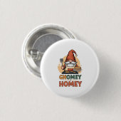 Gnomey Home Pancakes Design Button (Vorne & Hinten)
