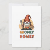 Gnomey Home Pancakes Design Einladung (Vorderseite)