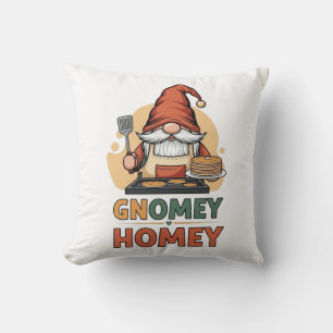 Gnomey Home Pancakes Design Kissen