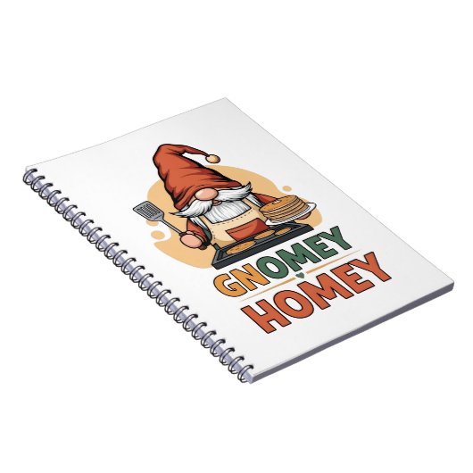 Gnomey Home Pancakes Design Notizblock (Rechte Seite)