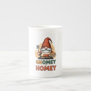 Gnomey Home Pancakes Design Porzellantasse
