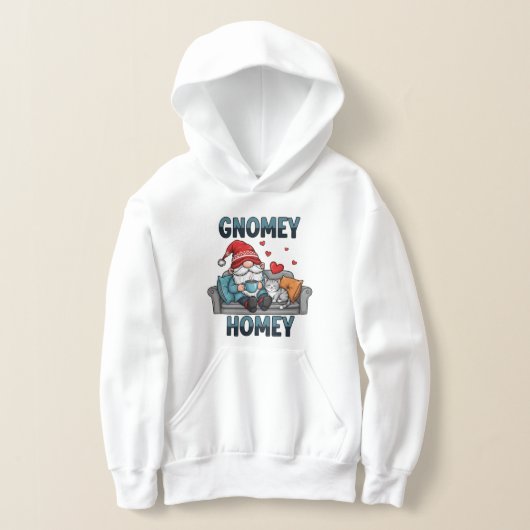 Gnomey homey gnome auf Zuhause design Hoodie (Ablage )