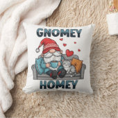 Gnomey homey gnome auf Zuhause Kissen (Decke)
