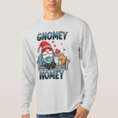 Gnomey homey gnome auf Zuhause T-Shirt (Vorderseite)