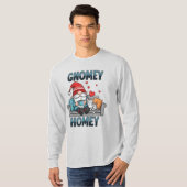 Gnomey homey gnome auf Zuhause T-Shirt (Vorne ganz)