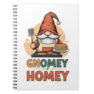 Gnomey homey Pfannkuchen Design Notizblock