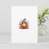 Gnomhalloween Einladung (Stehend Vorderseite)