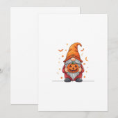 Gnomhalloween Einladung (Vorne/Hinten)