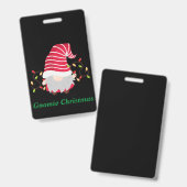 Gnomie Christmas Abzeichen Ausweis (Vorder- & Rückseite)
