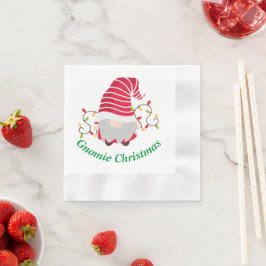 Gnomie Christmas Napkins Serviette
