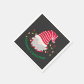 Gnomie Christmas Napkins Serviette (Ecke)