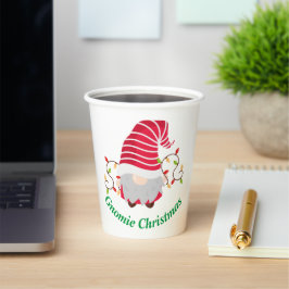Gnomie Christmas Paper Cups Pappbecher