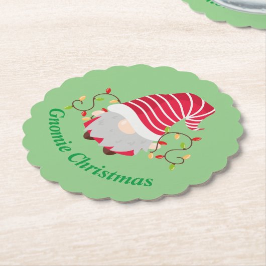 Gnomie Christmas Paper Untersetzer (angewinkelt)