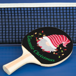 Gnomie Christmas Ping Pong Paddle Tischtennis Schläger