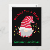 Gnomie Christmas Postcard Postkarte (Vorne/Hinten)