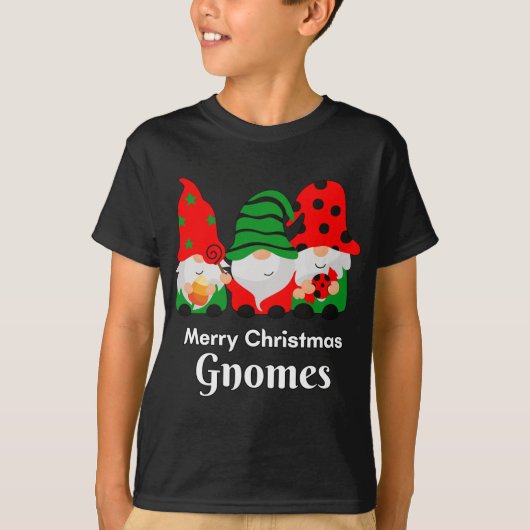 Gnomies Christmas Geschenke Gnomo Gnomes Friends M T-Shirt (Vorderseite)