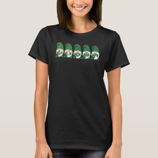 Gnomies Leprechaun Lovers St Patricks Day Gnome Sh T-Shirt (Vorderseite)