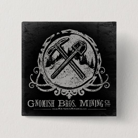 Gnomischer Knopf Button (Vorderseite)