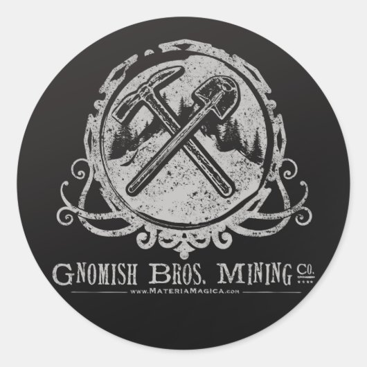 Gnomish Sticker (Vorderseite)