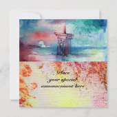 GNOMON UND LADY DES SEES Arthurian Legend Einladung (Rückseite)