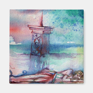 GNOMON UND LADY DES SEES MAGNET