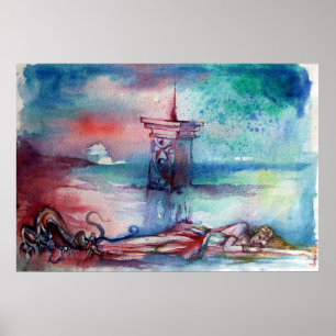 GNOMON UND LADY DES SEES POSTER