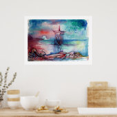 GNOMON UND LADY DES SEES POSTER (Küche)