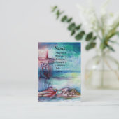 GNOMON UND LADY DES SEES VISITENKARTE (Stehend Vorderseite)