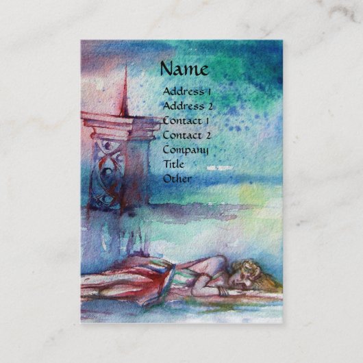 GNOMON UND LADY DES SEES VISITENKARTE (Vorderseite)