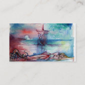 GNOMON UND LADY OF THE SEE Brown Perchment Visitenkarte (Rückseite)