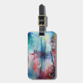 GNOMON UND LADY OF THE SEE Perchment Gepäckanhänger (Vorderseite vertikal)