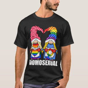 Gnomosexual LGBTQ Pride Gnome für Lesben T-Shirt