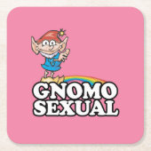 Gnomosexual Rechteckiger Pappuntersetzer (Vorderseite)