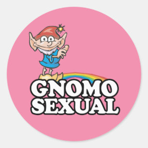Gnomosexuell Runder Aufkleber