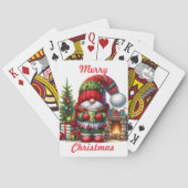 Gnoms frohe Weihnachtskarten Spielkarten (Rückseite)