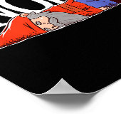 Gnope Gnome Dwarf Funny Garden Elf Christmas  Poster (Ecke)