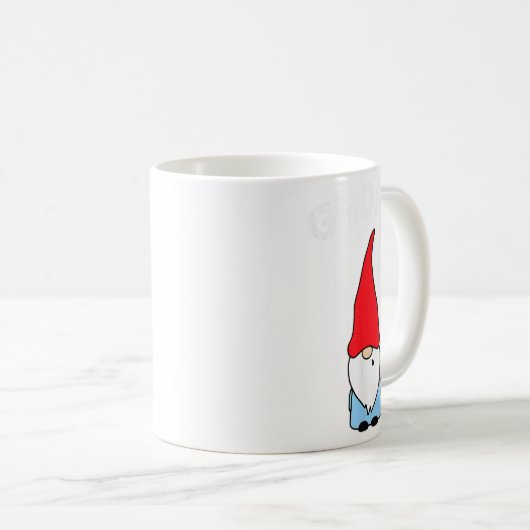 Gnope Gnome Nope Funny Christmas Party Männer Frau Kaffeetasse (VorderseiteRechts)