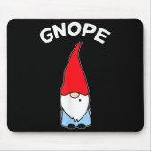 Gnope Gnome Nope Funny Christmas Party Männer Frau Mousepad (Vorne)