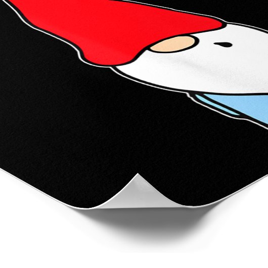 Gnope Gnome Nope Funny Christmas Party Männer Frau Poster (Ecke)