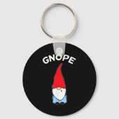 Gnope Gnome Nope Funny Christmas Party Männer Frau Schlüsselanhänger (Vorderseite)