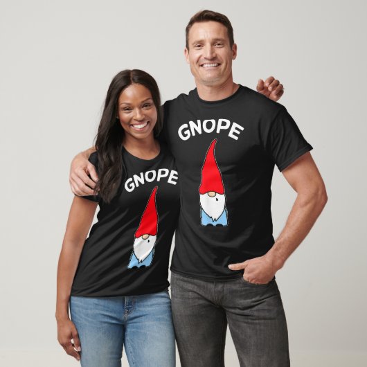 Gnope Gnome Nope Funny Christmas Party Männer Frau T-Shirt (Unisex)