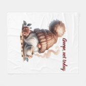 Gnope, heute nicht fleecedecke (Vorderseite (Horizontal))